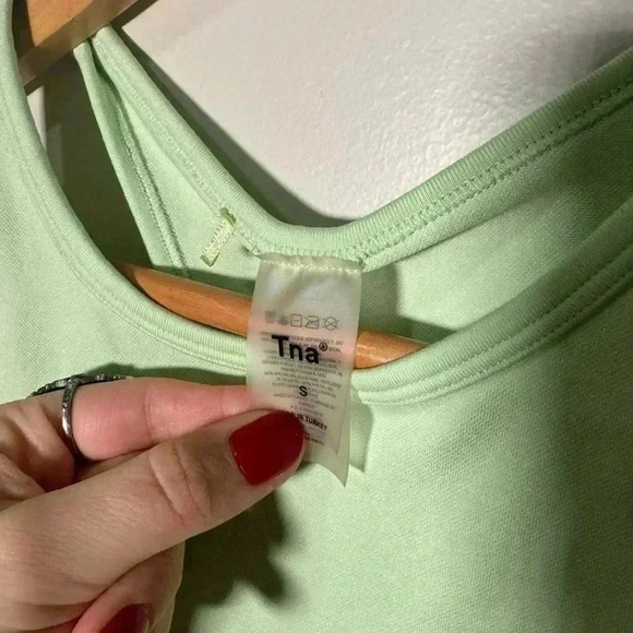 TNA green  bodycon Kaplan dress S - Picture 4 of 7